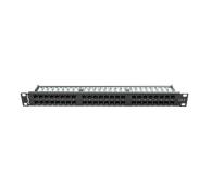 LANBERG Patch Panel 48 czarny PPU6-1048-B - 457383 - zdjęcie 1